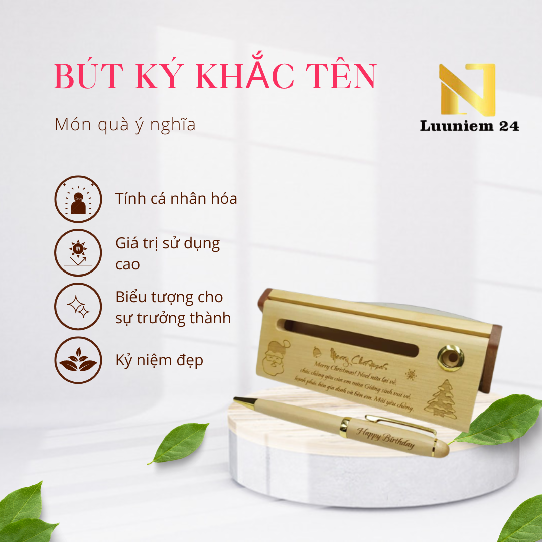 bút ký khắc tên - quà tốt nghiệp