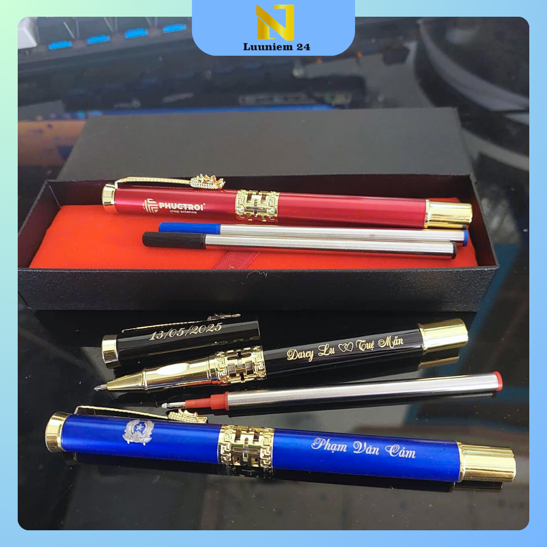 Bút Ký Cao Cấp Khắc Tên Đầu Rồng BKDR-K01 2 ĐẦU RỒNG K01