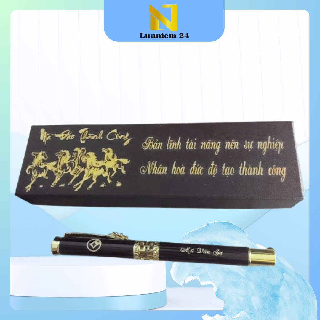 Bút Ký Cao Cấp Khắc Tên Đầu Rồng BKDR-K01 3 BK ĐẦU RỒNG K01