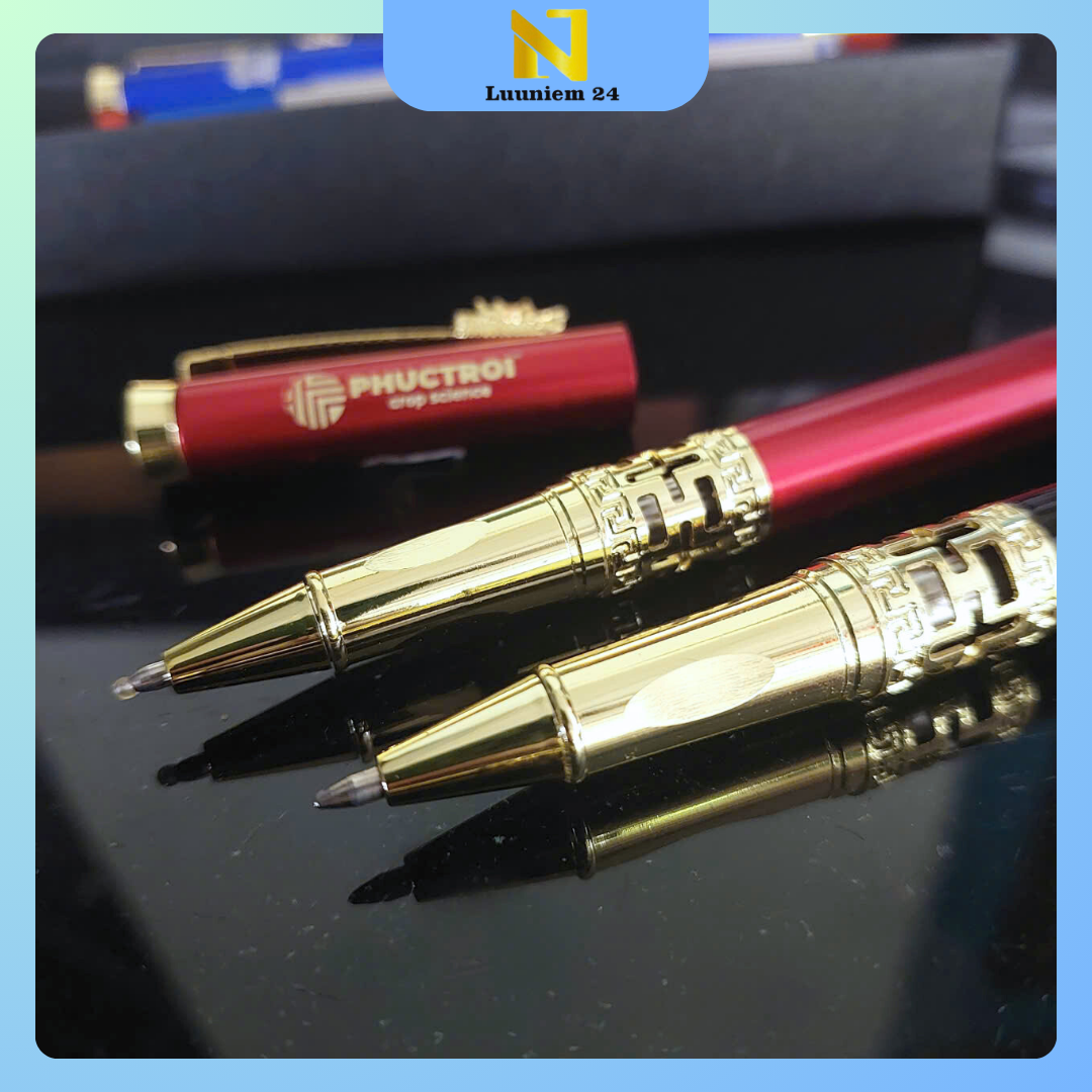 Bút Ký Cao Cấp Khắc Tên Đầu Rồng BKDR-K01 4 Trang Xanh Don Gian Hien Dai Hinh Anh Khung Sale San Pham Instagram Post 3