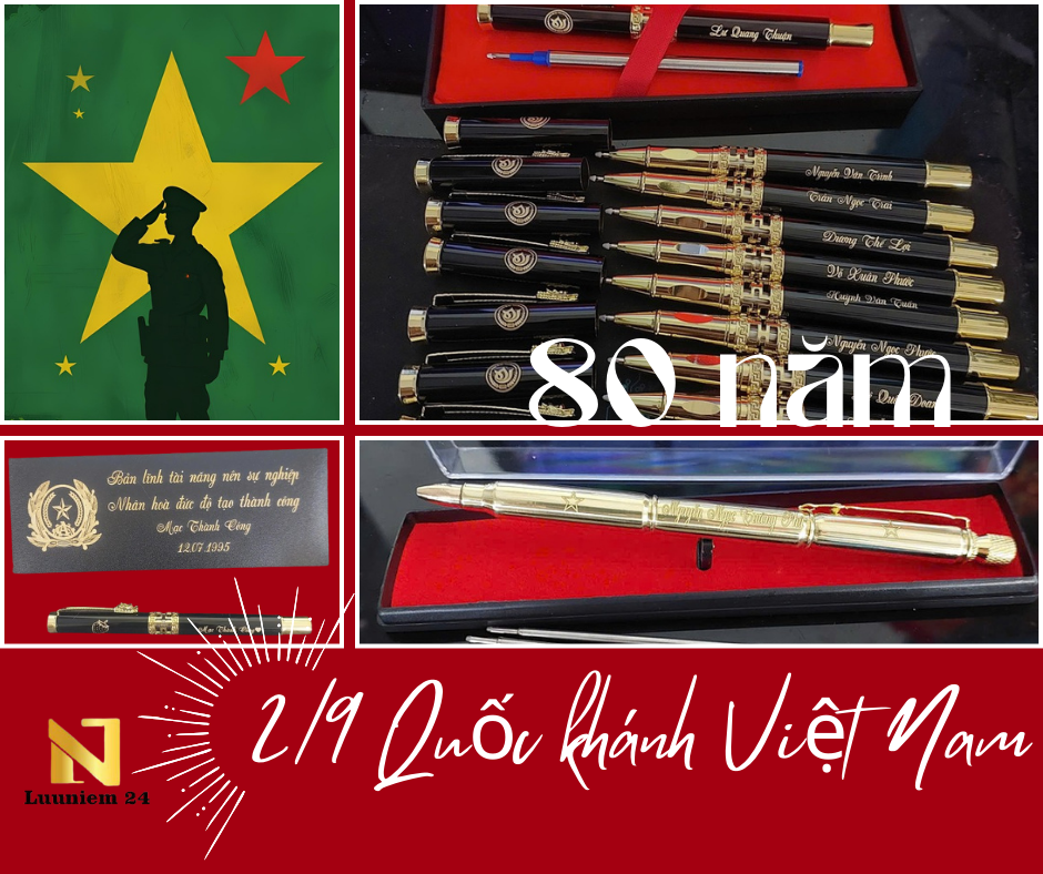Quà Lưu Niệm Khắc Laser Ý Nghĩa Dịp Quốc Khánh 2/9 – Luuniem24 1 80 năm ngày Quốc Khánh